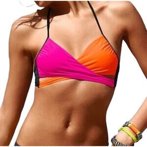 Victoria's Secret Neon Halter Bikini Top